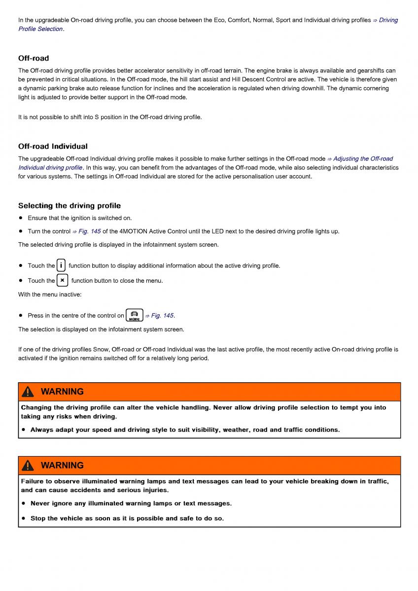 VW Volkswagen Tiguan II 2 owners manual / page 227