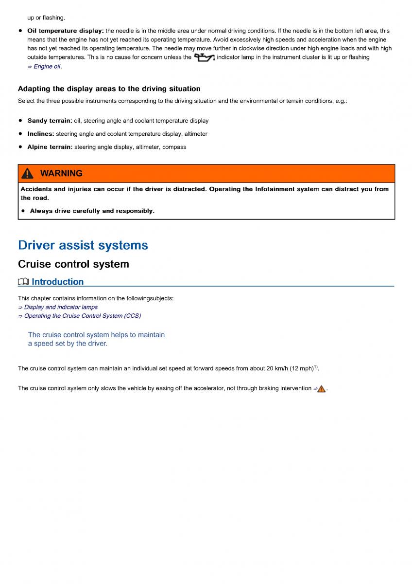 VW Volkswagen Tiguan II 2 owners manual / page 245