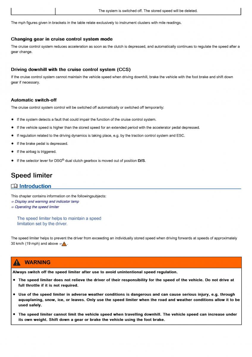 VW Volkswagen Tiguan II 2 owners manual / page 249