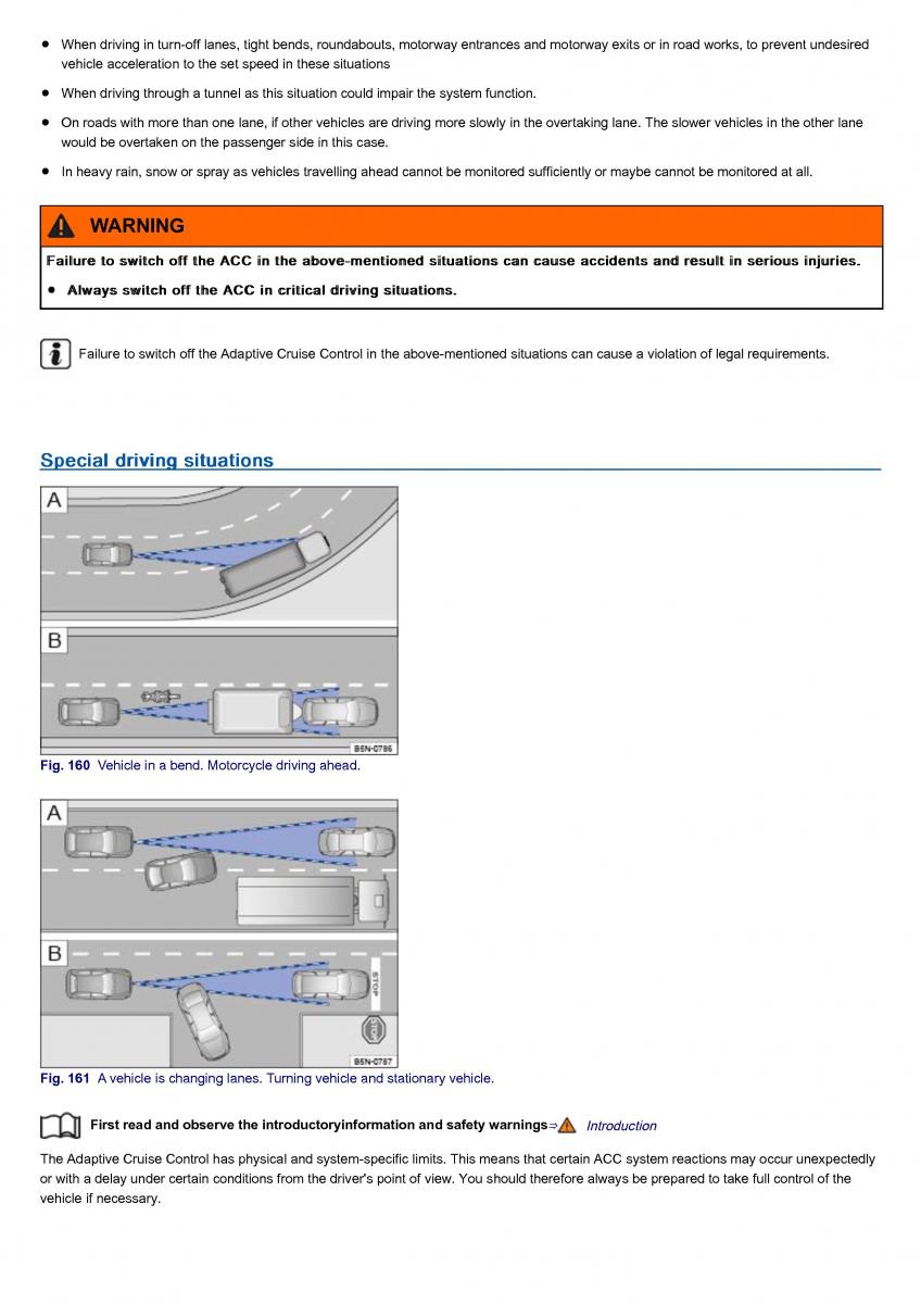 VW Volkswagen Tiguan II 2 owners manual / page 261