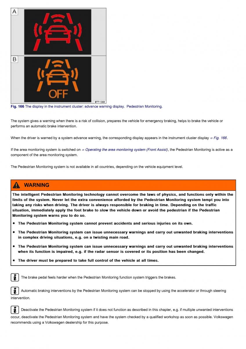 VW Volkswagen Tiguan II 2 owners manual / page 272