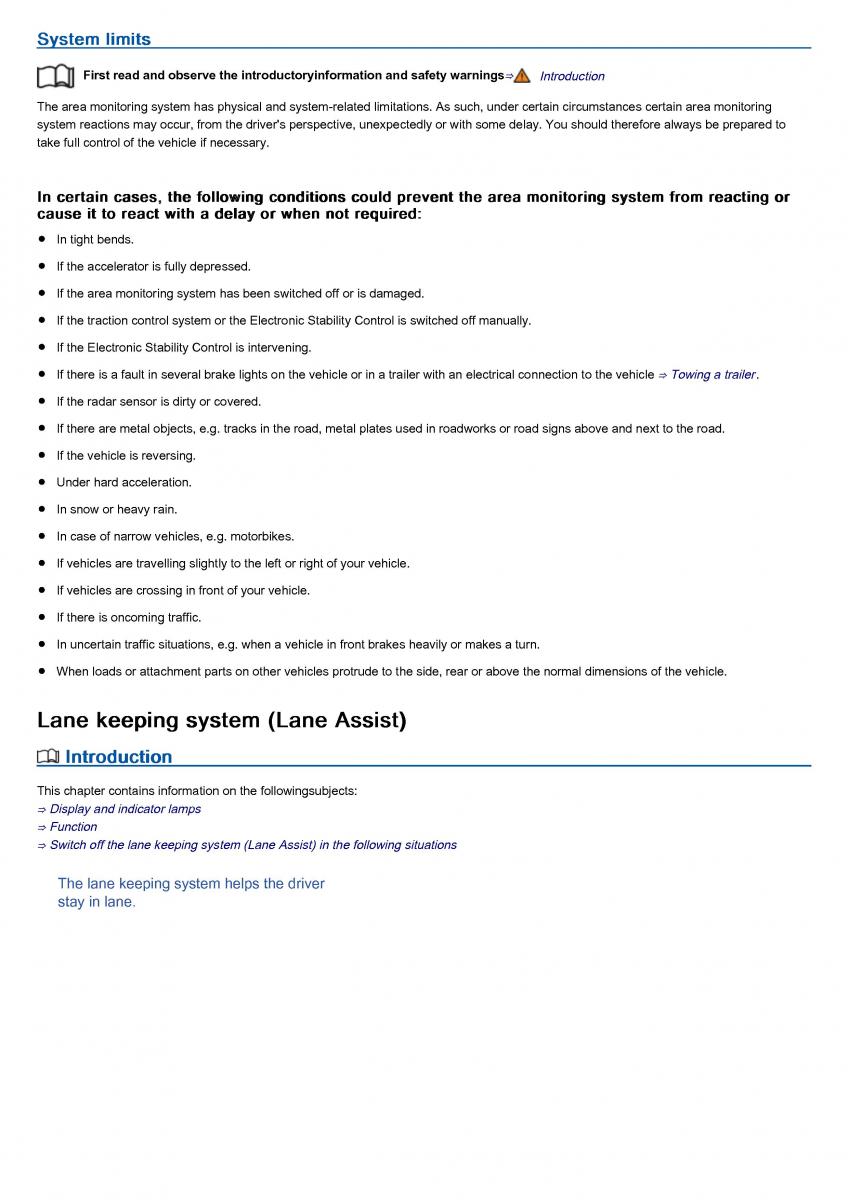 VW Volkswagen Tiguan II 2 owners manual / page 273