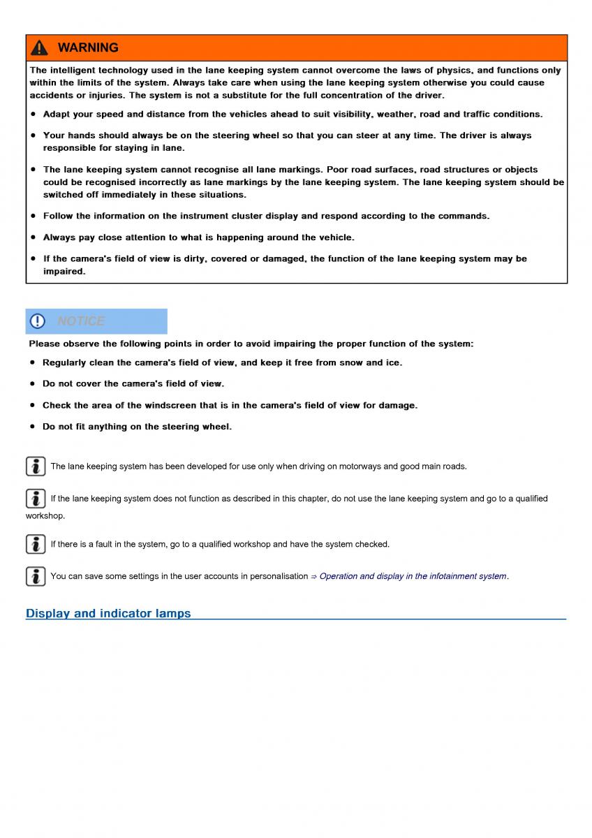 VW Volkswagen Tiguan II 2 owners manual / page 274