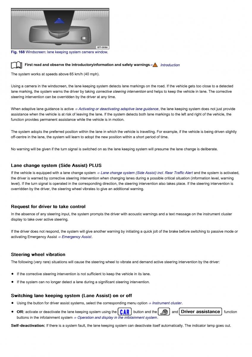 VW Volkswagen Tiguan II 2 owners manual / page 276