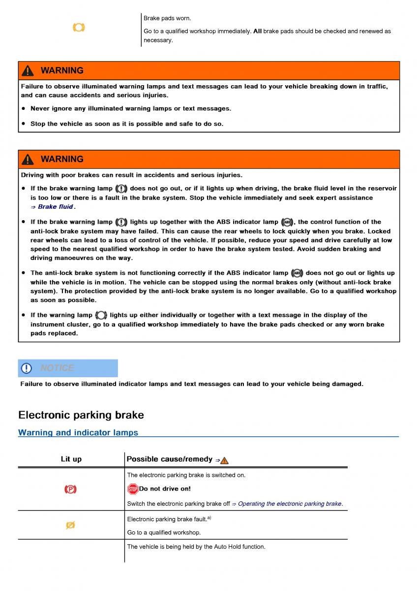 VW Volkswagen Tiguan II 2 owners manual / page 289