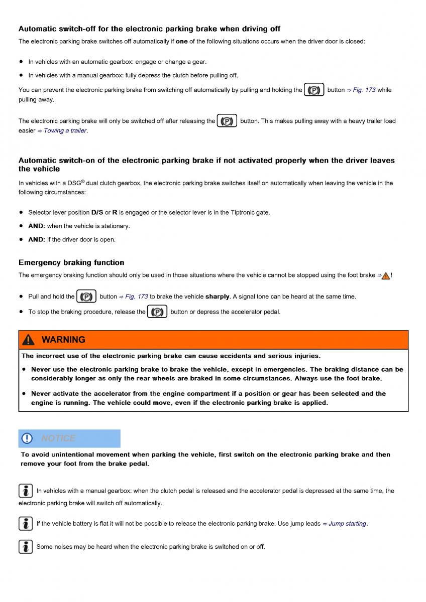 VW Volkswagen Tiguan II 2 owners manual / page 291