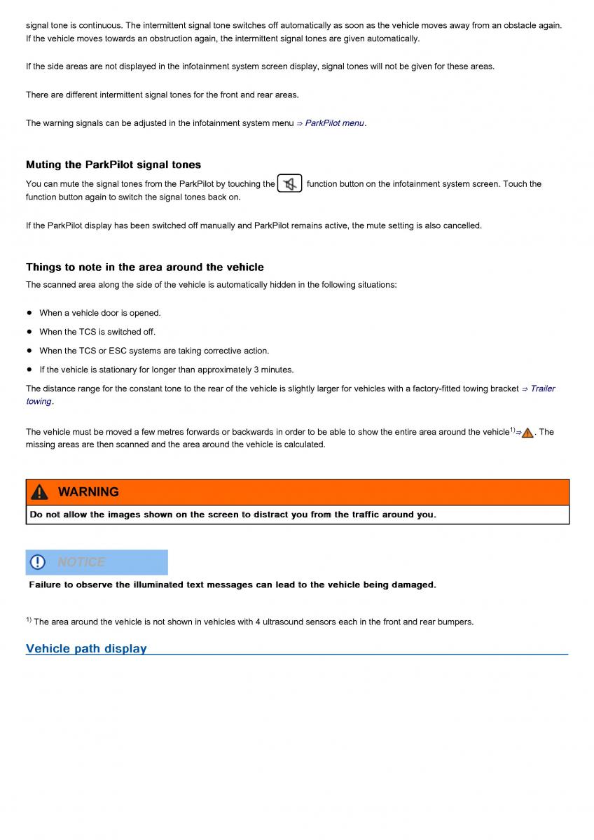 VW Volkswagen Tiguan II 2 owners manual / page 298