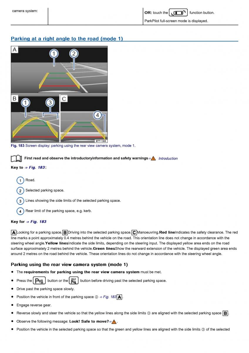 VW Volkswagen Tiguan II 2 owners manual / page 304