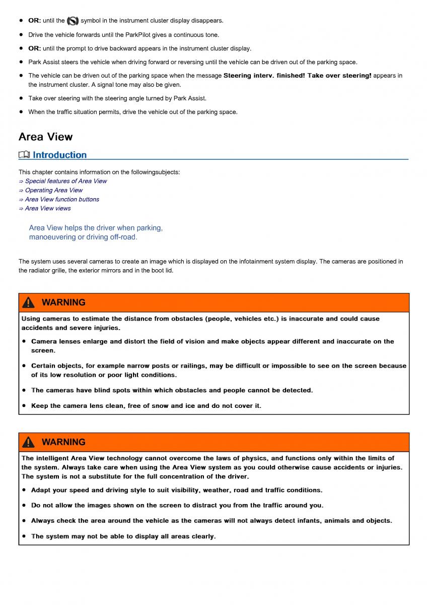 VW Volkswagen Tiguan II 2 owners manual / page 314