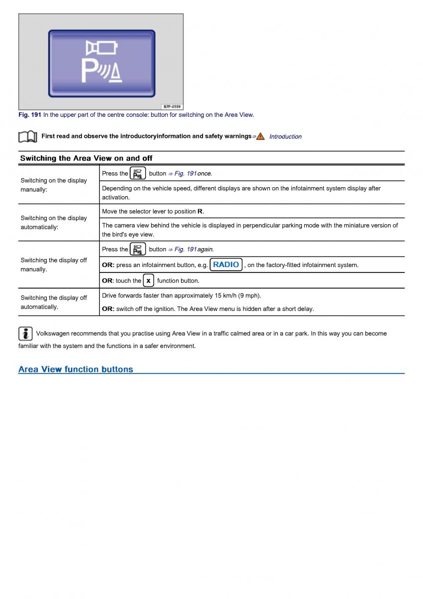 VW Volkswagen Tiguan II 2 owners manual / page 316