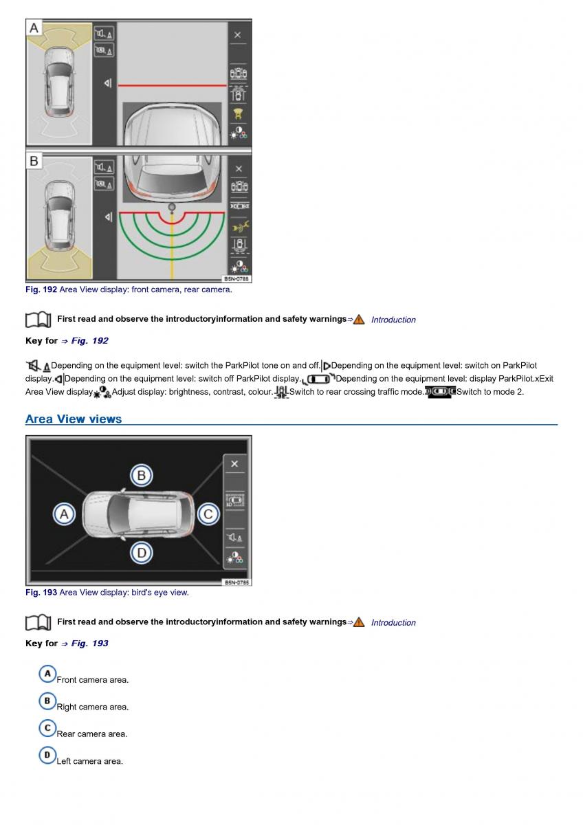 VW Volkswagen Tiguan II 2 owners manual / page 317