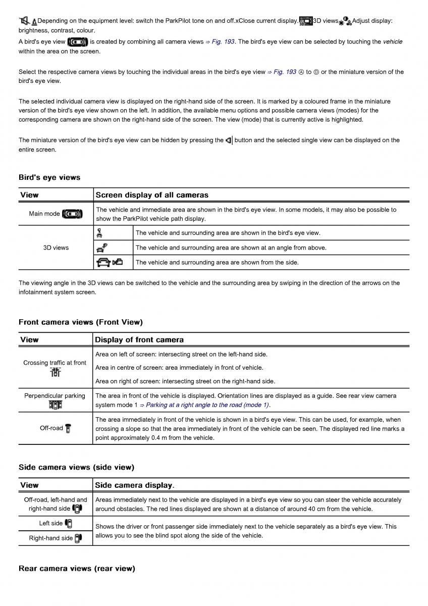 VW Volkswagen Tiguan II 2 owners manual / page 318