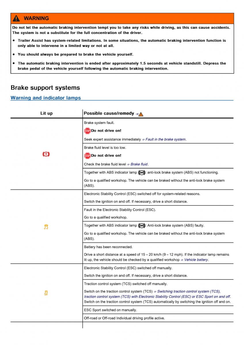 VW Volkswagen Tiguan II 2 owners manual / page 323