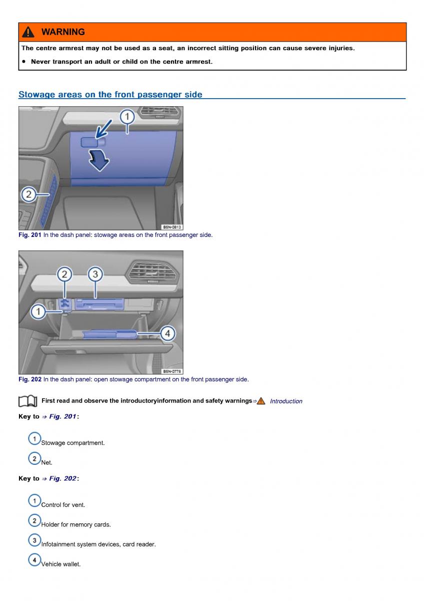 VW Volkswagen Tiguan II 2 owners manual / page 332