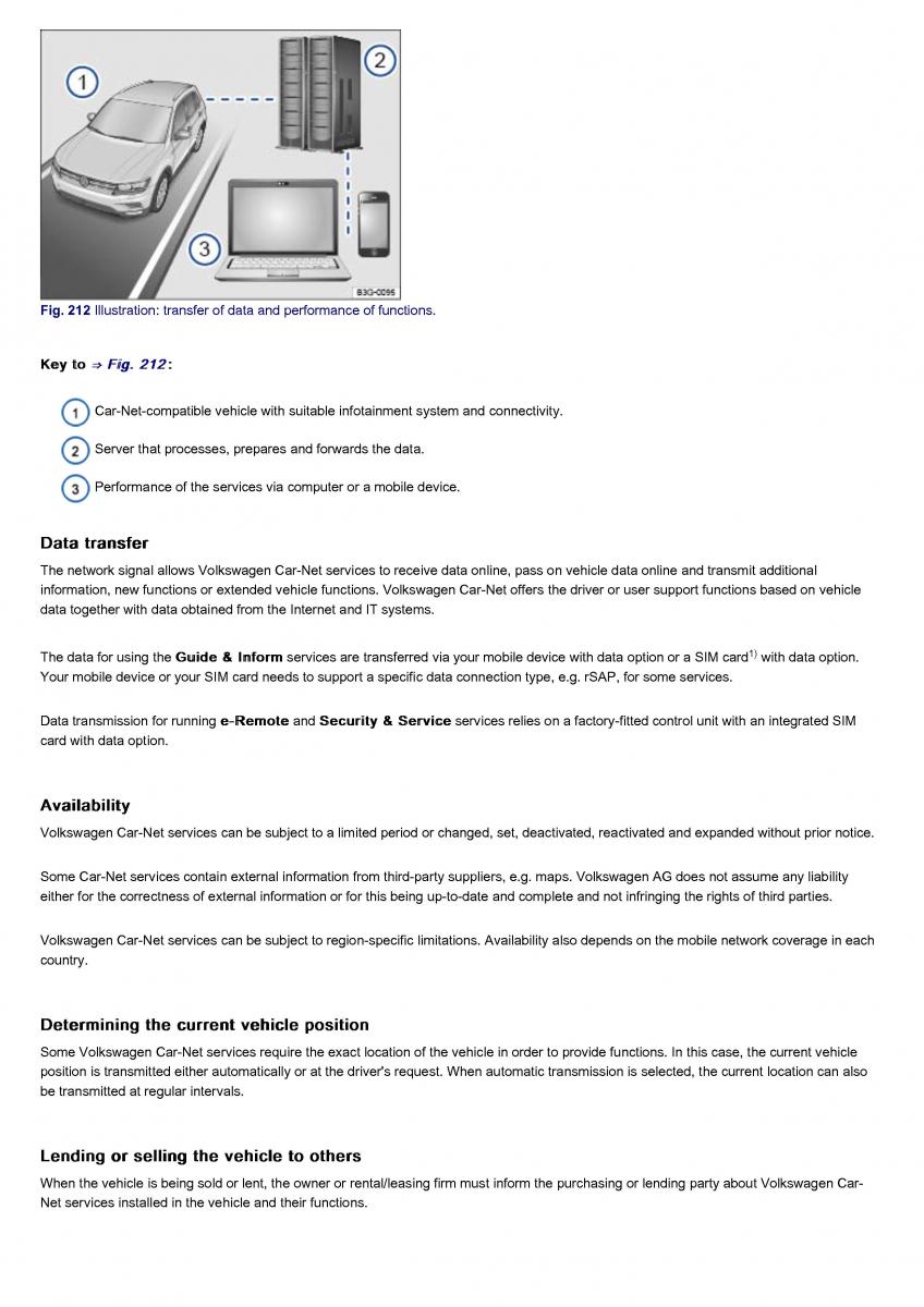 VW Volkswagen Tiguan II 2 owners manual / page 345