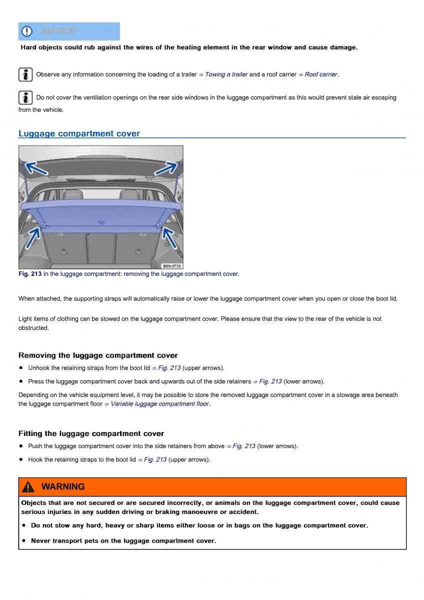 VW Volkswagen Tiguan II 2 owners manual / page 349