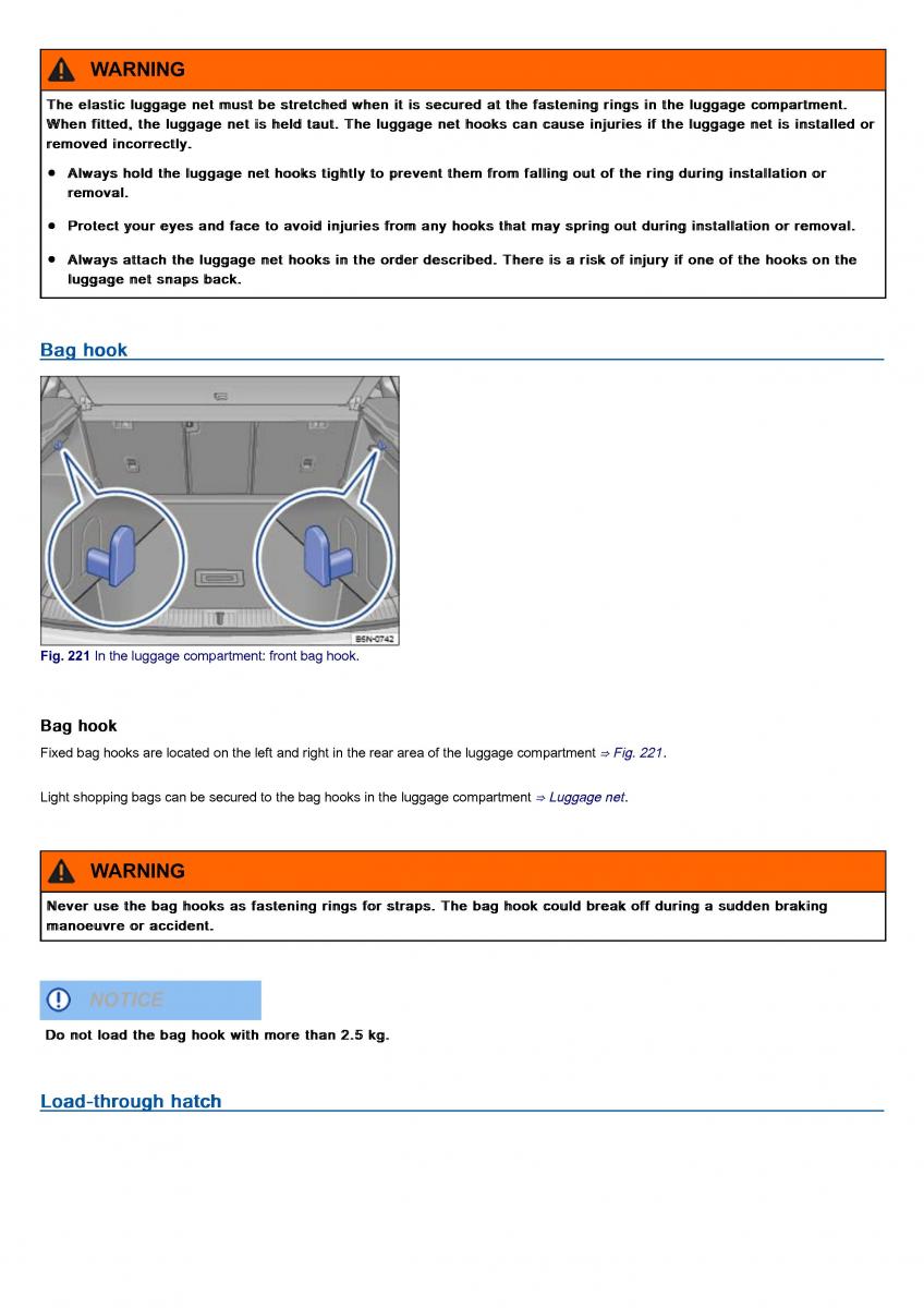 VW Volkswagen Tiguan II 2 owners manual / page 355