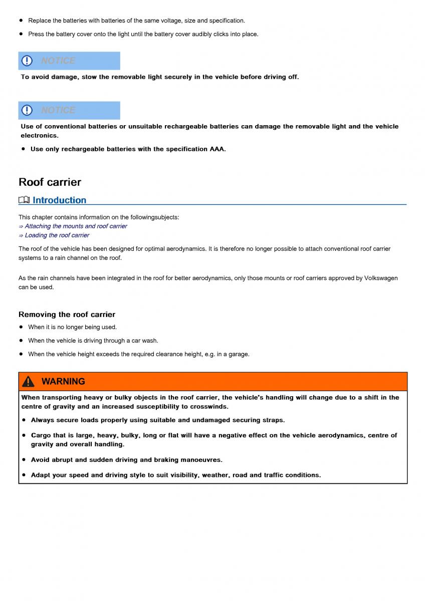 VW Volkswagen Tiguan II 2 owners manual / page 358