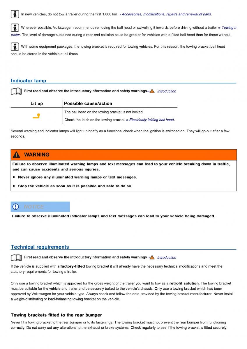 VW Volkswagen Tiguan II 2 owners manual / page 363