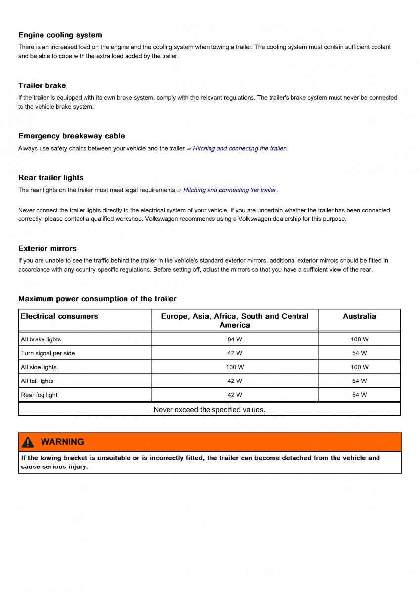 VW Volkswagen Tiguan II 2 owners manual / page 364