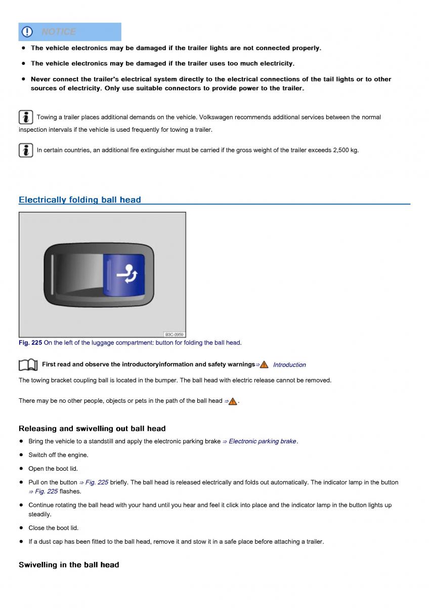 VW Volkswagen Tiguan II 2 owners manual / page 365