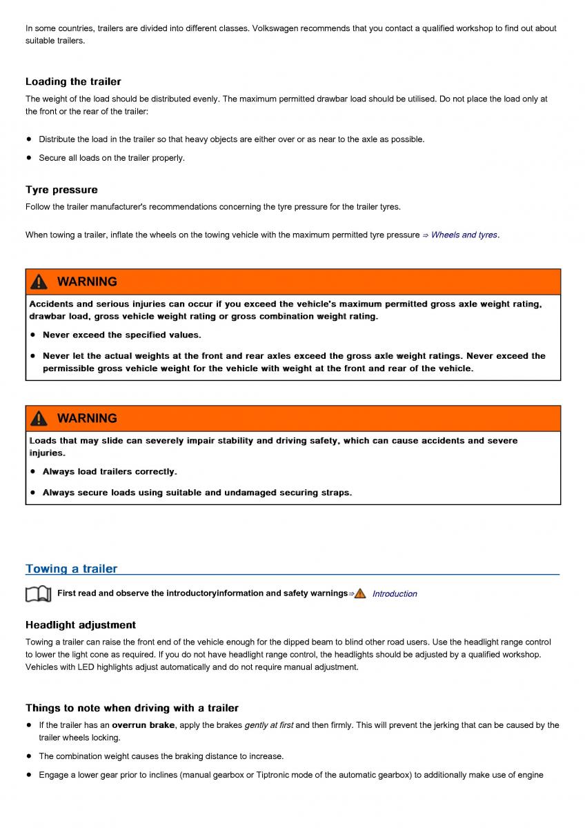 VW Volkswagen Tiguan II 2 owners manual / page 370