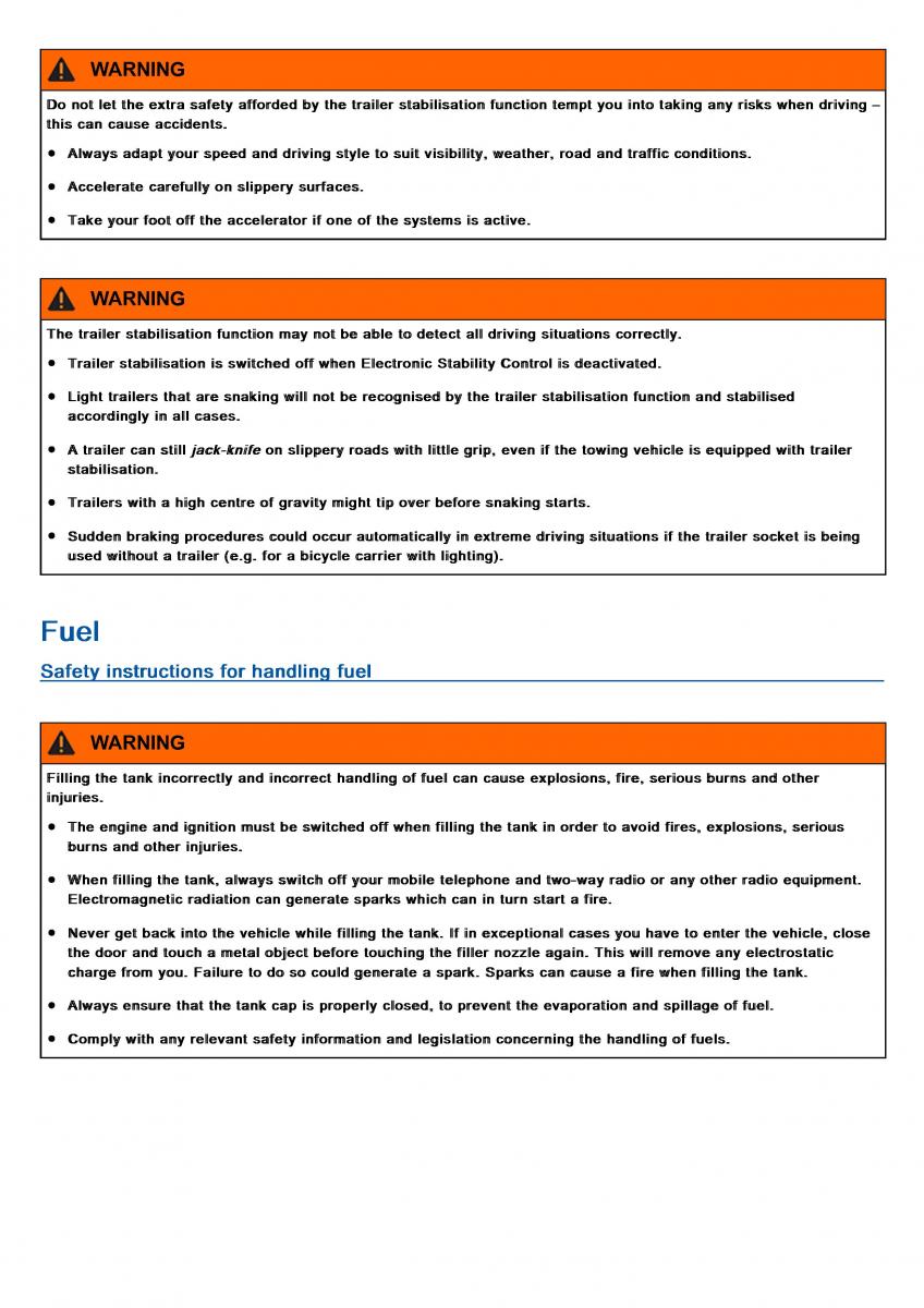 VW Volkswagen Tiguan II 2 owners manual / page 374