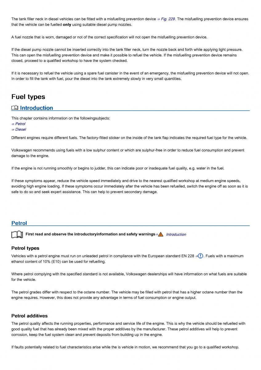 VW Volkswagen Tiguan II 2 owners manual / page 377