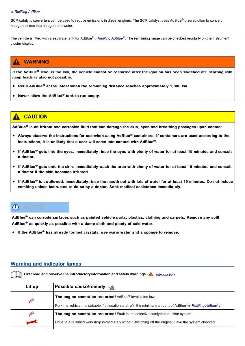 VW Volkswagen Tiguan II 2 owners manual / page 380