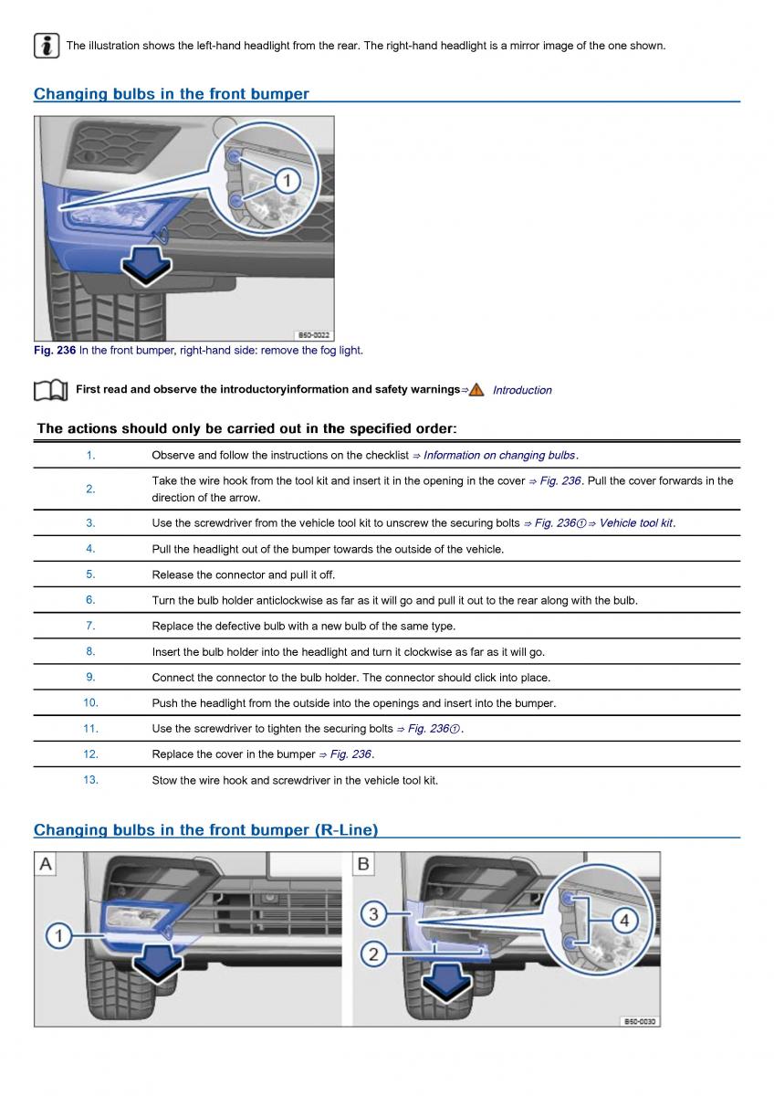 VW Volkswagen Tiguan II 2 owners manual / page 402