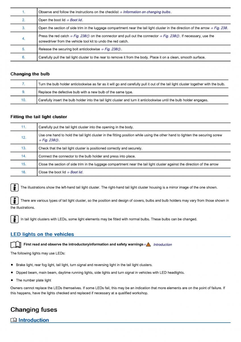 VW Volkswagen Tiguan II 2 owners manual / page 404