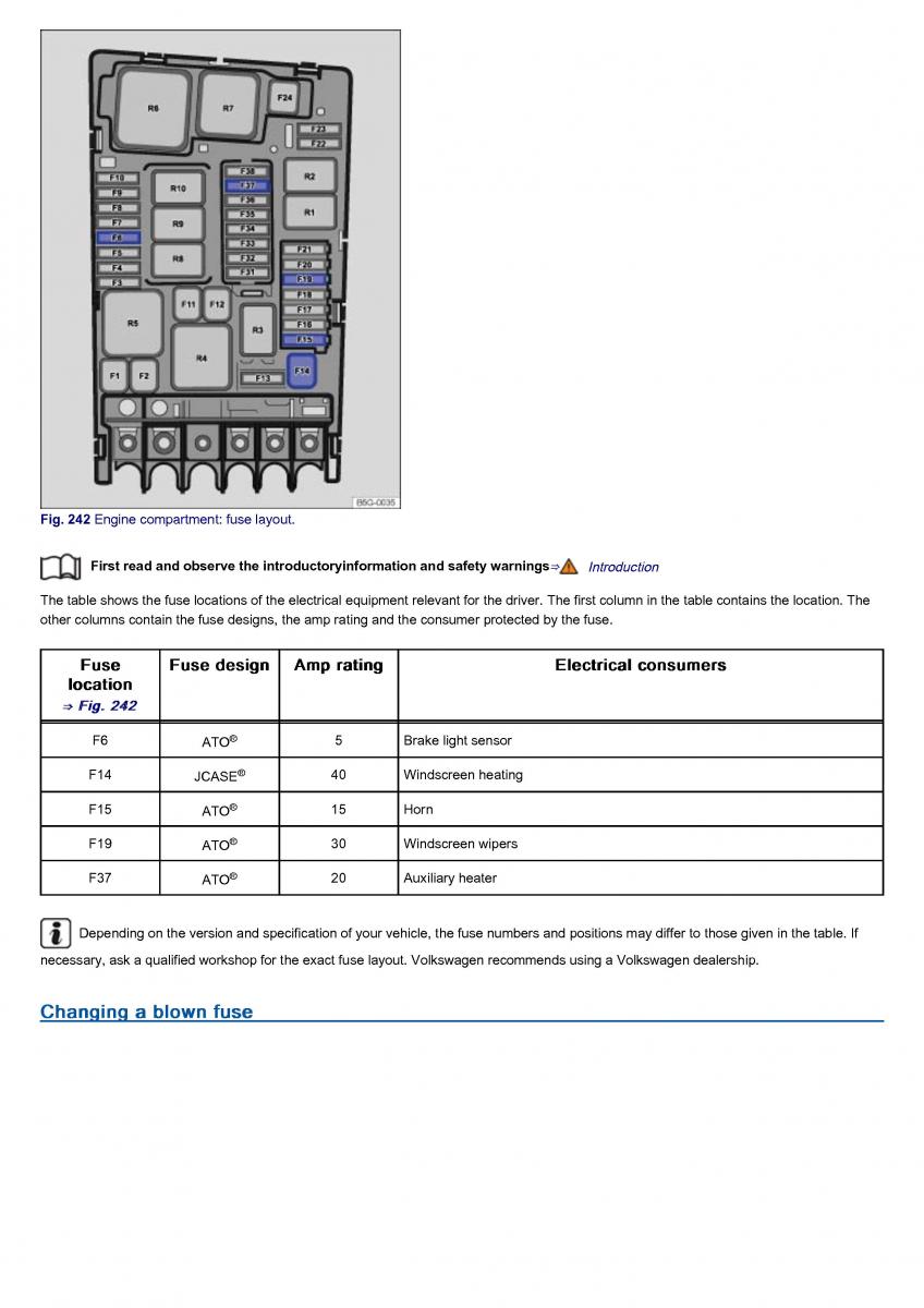 VW Volkswagen Tiguan II 2 owners manual / page 410