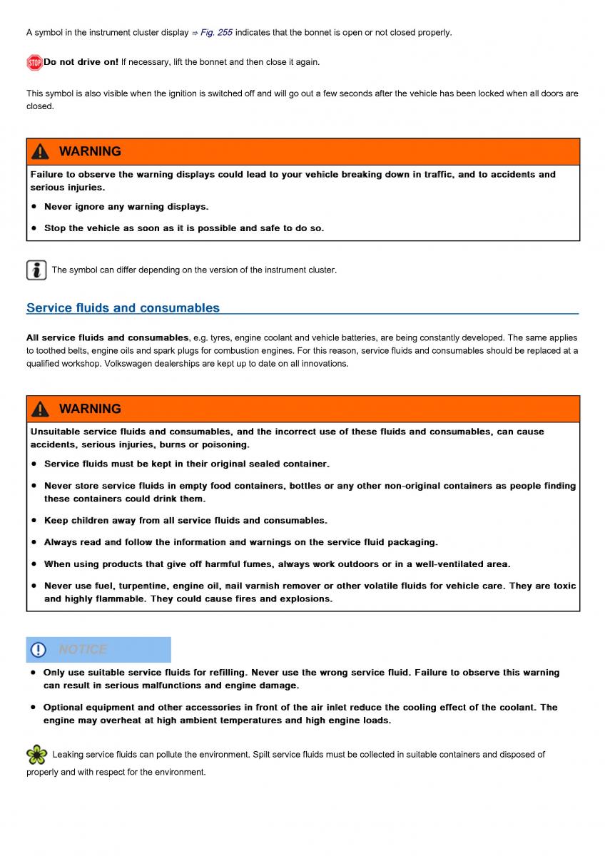 VW Volkswagen Tiguan II 2 owners manual / page 427