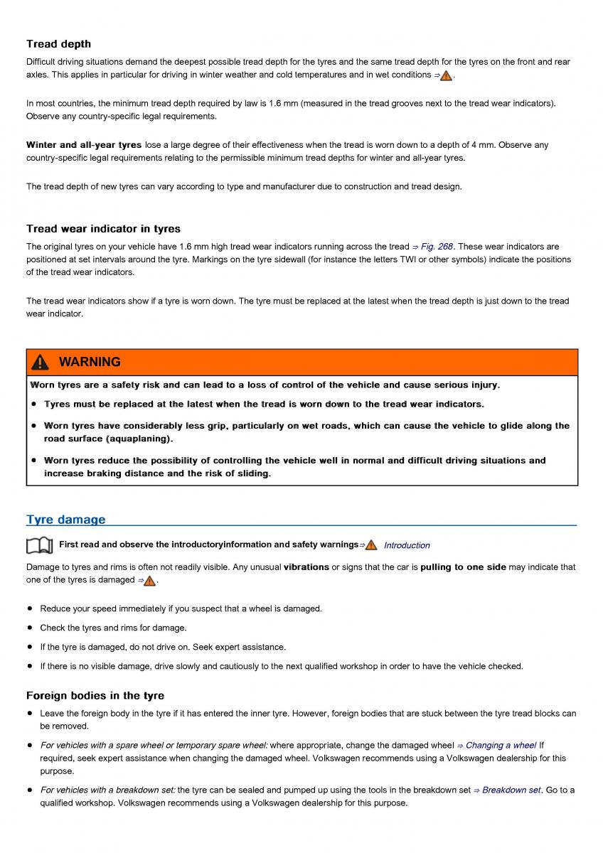 VW Volkswagen Tiguan II 2 owners manual / page 461