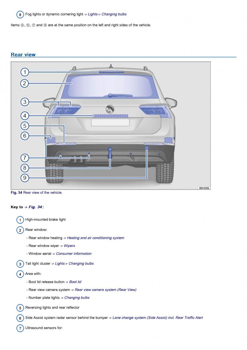 VW Volkswagen Tiguan II 2 owners manual / page 47