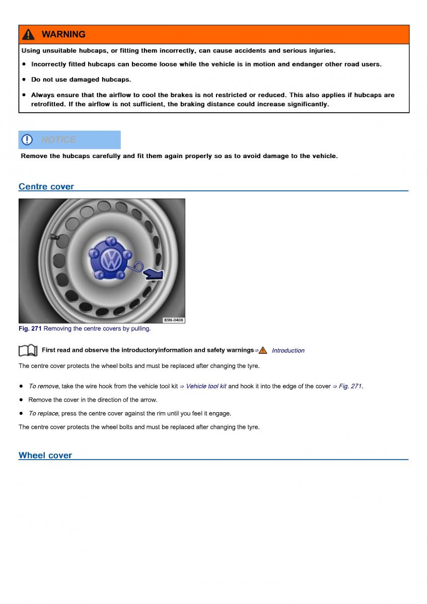 VW Volkswagen Tiguan II 2 owners manual / page 470