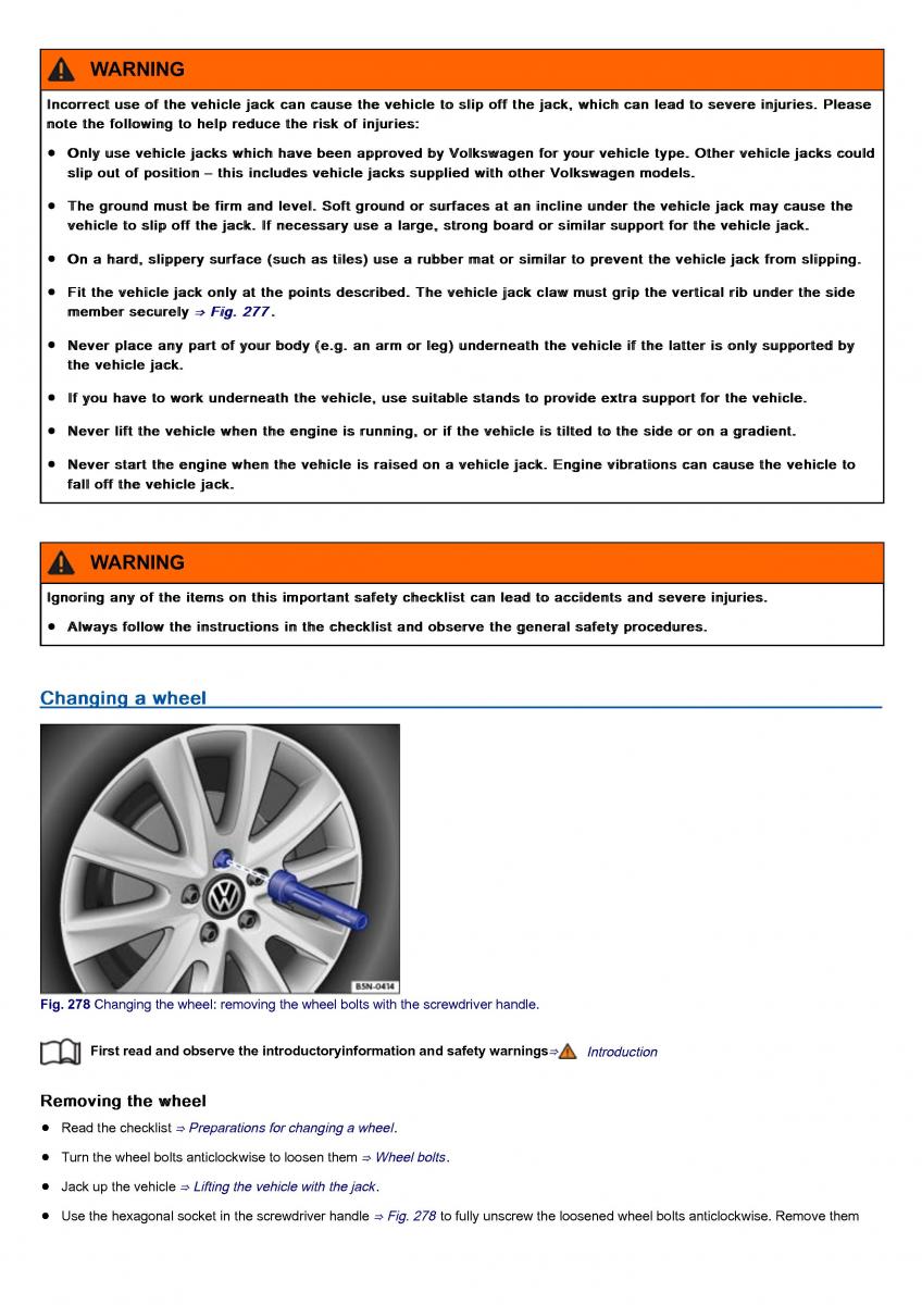 VW Volkswagen Tiguan II 2 owners manual / page 476