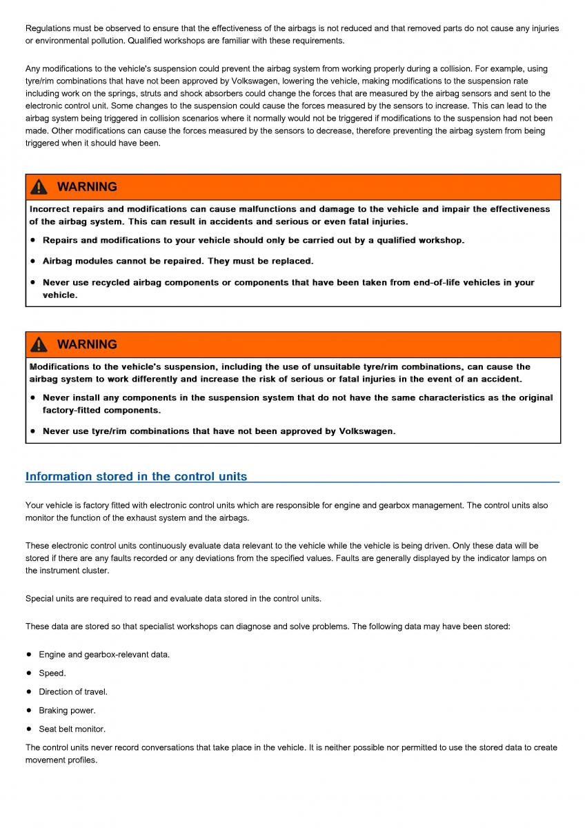 VW Volkswagen Tiguan II 2 owners manual / page 484