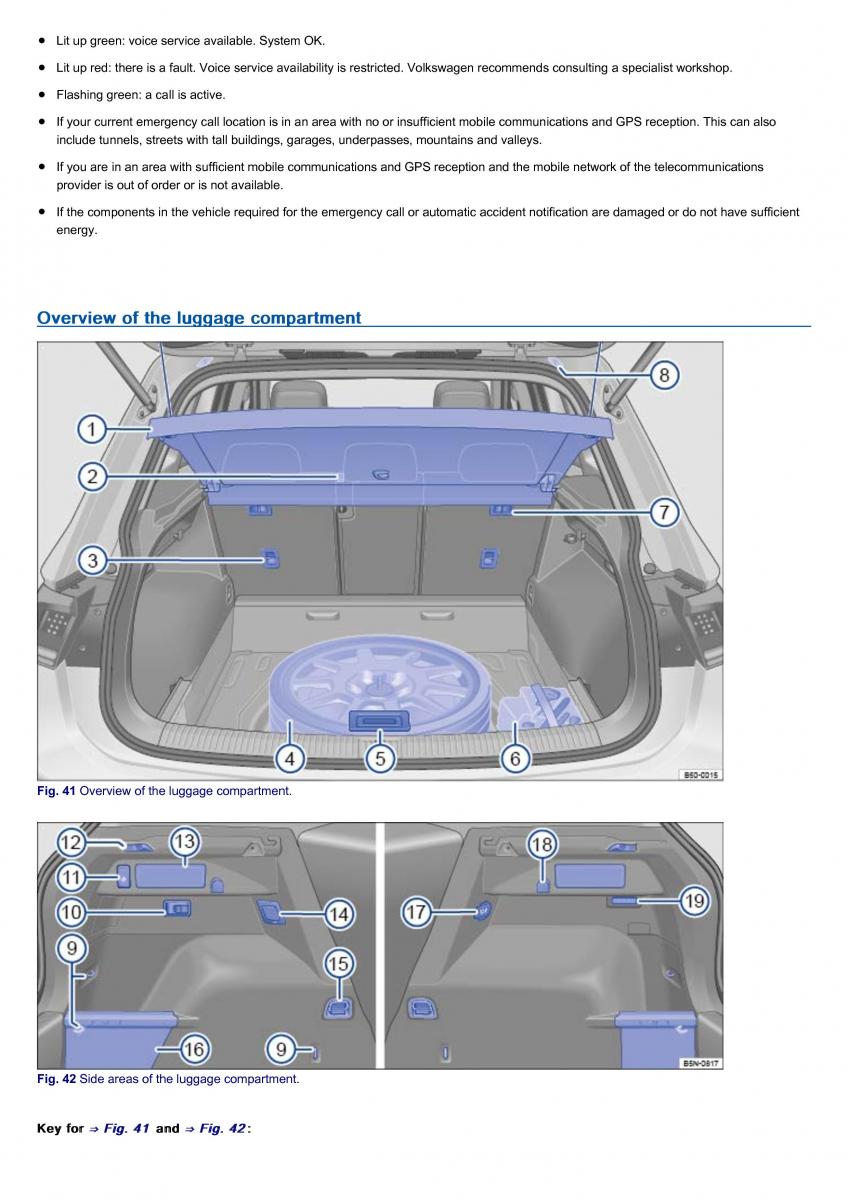 VW Volkswagen Tiguan II 2 owners manual / page 54