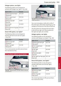 Audi-A3-S3-III-owners-manual page 257 min