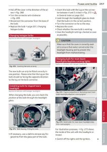 Audi-A3-S3-III-owners-manual page 259 min