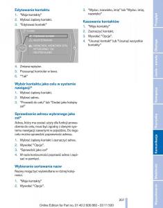 manual--BMW-X1-E84-instrukcja page 207 min