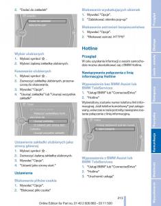 manual--BMW-X1-E84-instrukcja page 213 min