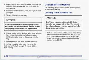 Chevrolet-Corvette-C4-owners-manual page 101 min