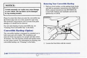 Chevrolet-Corvette-C4-owners-manual page 107 min