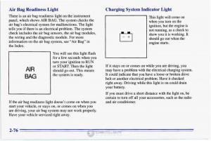 Chevrolet-Corvette-C4-owners-manual page 119 min