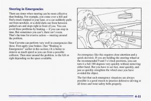 Chevrolet-Corvette-C4-owners-manual page 172 min