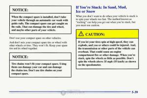 Chevrolet-Corvette-C4-owners-manual page 230 min