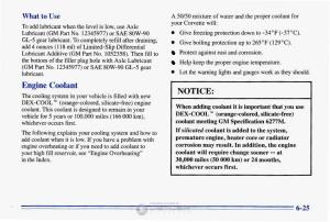 Chevrolet-Corvette-C4-owners-manual page 256 min