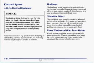 Chevrolet-Corvette-C4-owners-manual page 295 min